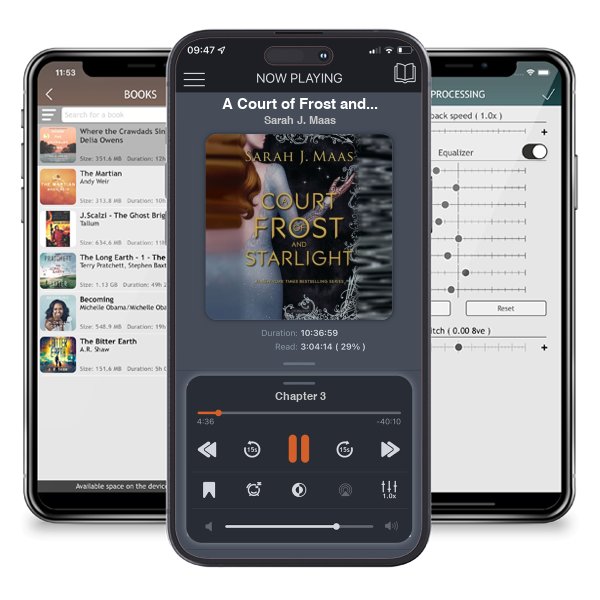 Download fo free audiobook A Court of Frost and Starlight (A Court of Thorns and Roses, #3.5) by Sarah J. Maas and listen anywhere on your iOS devices in the ListenBook app.