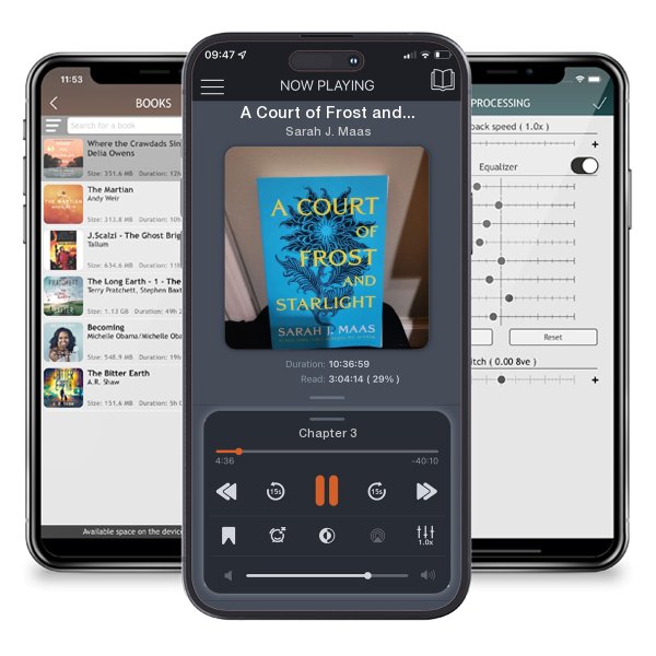 Download fo free audiobook A Court of Frost and Starlight by Sarah J. Maas and listen anywhere on your iOS devices in the ListenBook app.