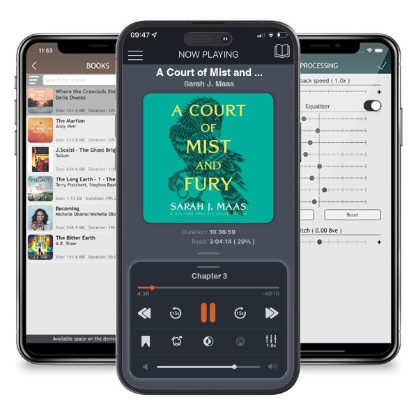 Download fo free audiobook A Court of Mist and Fury (A Court of Thorns and Roses, #2) by Sarah J. Maas and listen anywhere on your iOS devices in the ListenBook app.