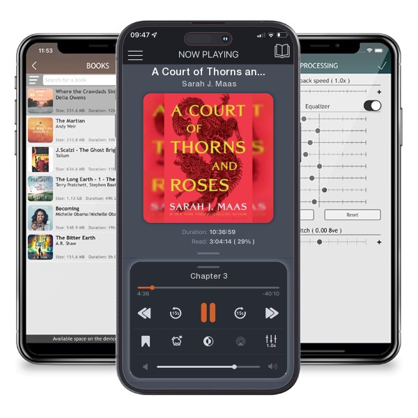 Download fo free audiobook A Court of Thorns and Roses by Sarah J. Maas and listen anywhere on your iOS devices in the ListenBook app.