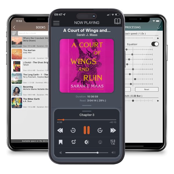 Download fo free audiobook A Court of Wings and Ruin (A Court of Thorns and Roses Book 3) by Sarah J. Maas and listen anywhere on your iOS devices in the ListenBook app.
