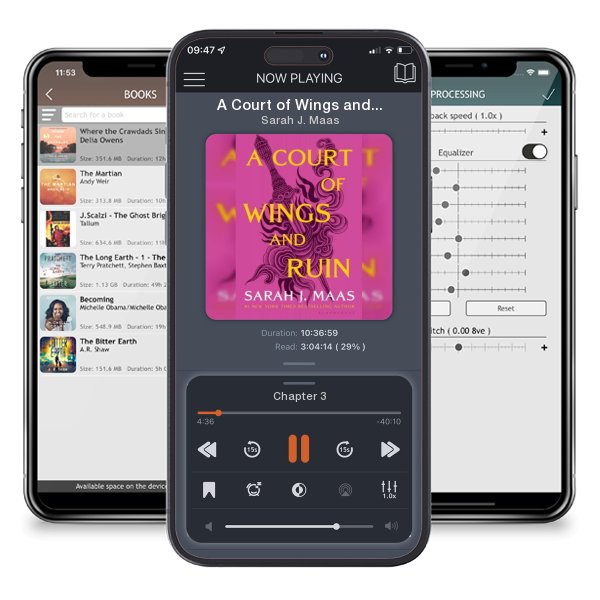 Download fo free audiobook A Court of Wings and Ruin by Sarah J. Maas and listen anywhere on your iOS devices in the ListenBook app.