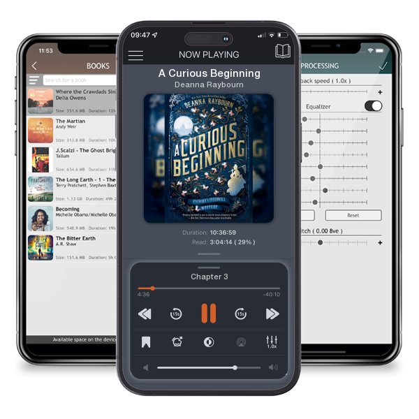 Download fo free audiobook A Curious Beginning by Deanna Raybourn and listen anywhere on your iOS devices in the ListenBook app.