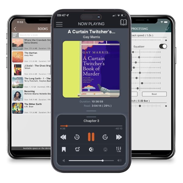 Download fo free audiobook A Curtain Twitcher's Book of Murder by Gay Marris and listen anywhere on your iOS devices in the ListenBook app.