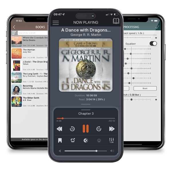 Download fo free audiobook A Dance with Dragons: A Song of Ice and Fire: Book Five by George R. R. Martin and listen anywhere on your iOS devices in the ListenBook app.