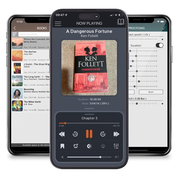 Download fo free audiobook A Dangerous Fortune by Ken Follett and listen anywhere on your iOS devices in the ListenBook app.