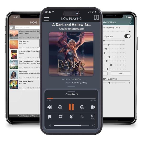 Download fo free audiobook A Dark and Hollow Star (A Dark and Hollow Star, #1) by Ashley Shuttleworth and listen anywhere on your iOS devices in the ListenBook app.