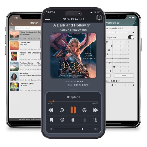 Download fo free audiobook A Dark and Hollow Star by Ashley Shuttleworth and listen anywhere on your iOS devices in the ListenBook app.