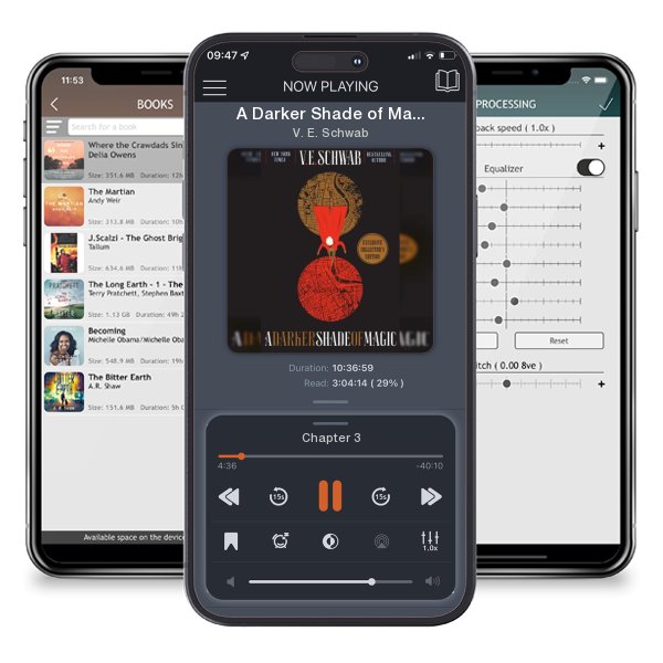Download fo free audiobook A Darker Shade of Magic Collector's Edition by V. E. Schwab and listen anywhere on your iOS devices in the ListenBook app.