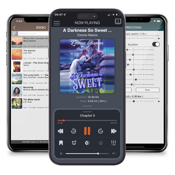 Download fo free audiobook A Darkness So Sweet (The Kingdom Below Book 1) by Emma Hamm and listen anywhere on your iOS devices in the ListenBook app.