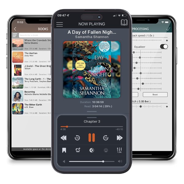 Download fo free audiobook A Day of Fallen Night by Samantha Shannon and listen anywhere on your iOS devices in the ListenBook app.