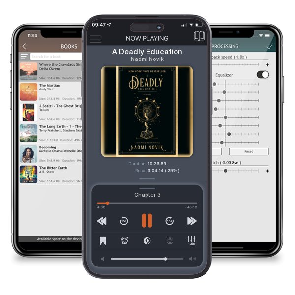 Download fo free audiobook A Deadly Education by Naomi Novik and listen anywhere on your iOS devices in the ListenBook app.