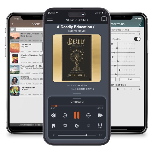 Download fo free audiobook A Deadly Education (The Scholomance, #1) by Naomi Novik and listen anywhere on your iOS devices in the ListenBook app.