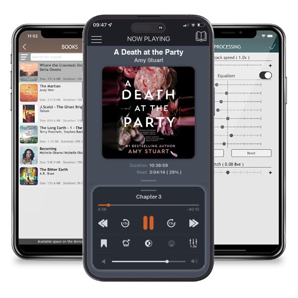 Download fo free audiobook A Death at the Party by Amy Stuart and listen anywhere on your iOS devices in the ListenBook app.