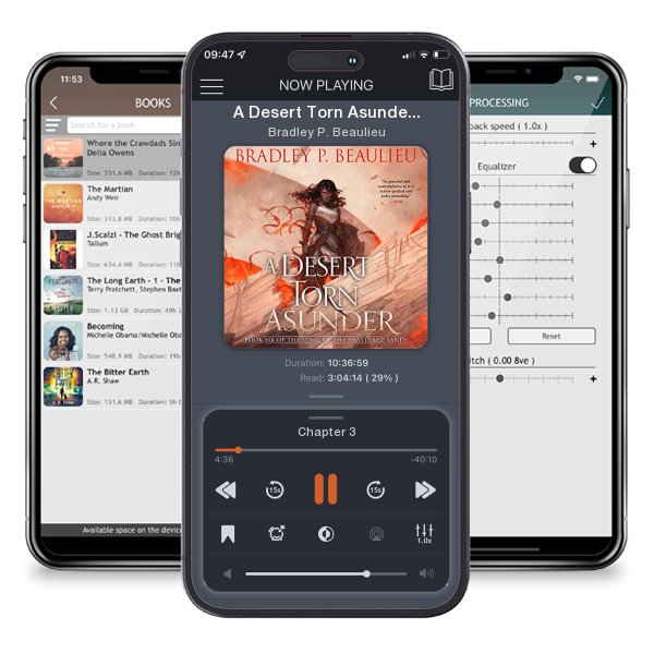 Download fo free audiobook A Desert Torn Asunder by Bradley P. Beaulieu and listen anywhere on your iOS devices in the ListenBook app.