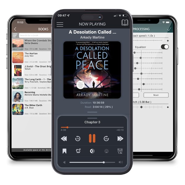 Download fo free audiobook A Desolation Called Peace (Teixcalaan Book 2) by Arkady Martine and listen anywhere on your iOS devices in the ListenBook app.