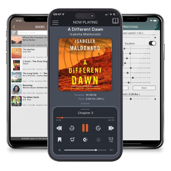 Download fo free audiobook A Different Dawn by Isabella Maldonado and listen anywhere on your iOS devices in the ListenBook app.