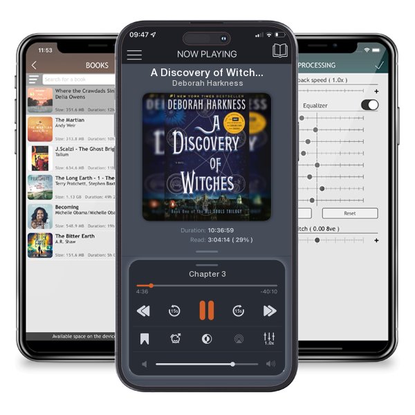 Download fo free audiobook A Discovery of Witches by Deborah Harkness and listen anywhere on your iOS devices in the ListenBook app.