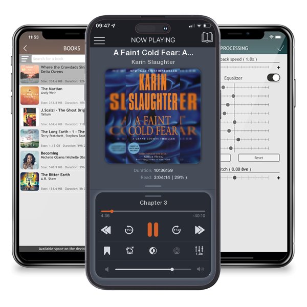 Download fo free audiobook A Faint Cold Fear: A Grant County Thriller by Karin Slaughter and listen anywhere on your iOS devices in the ListenBook app.