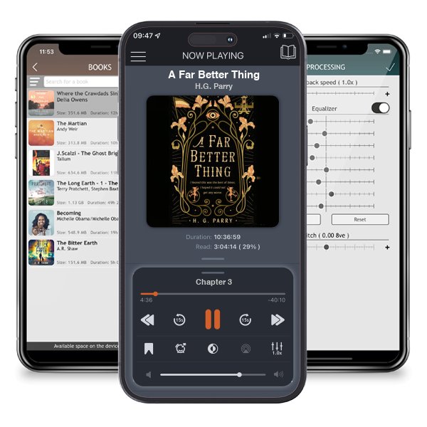 Download fo free audiobook A Far Better Thing by H.G. Parry and listen anywhere on your iOS devices in the ListenBook app.
