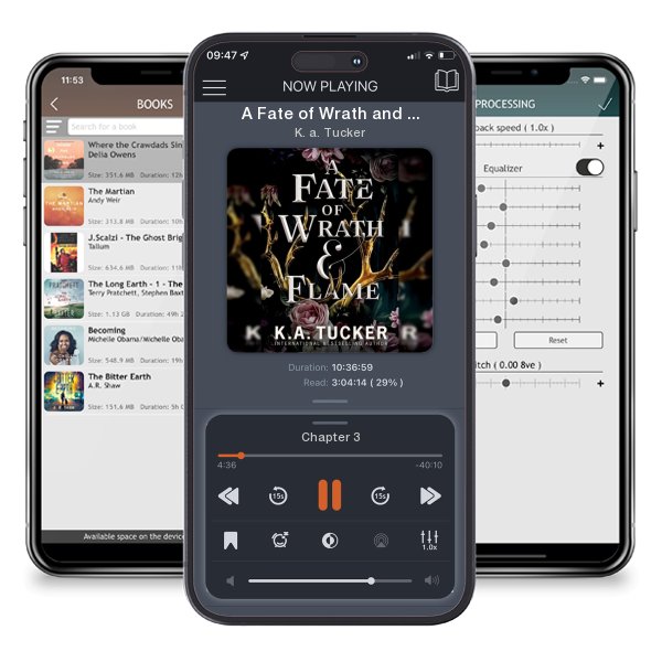 Download fo free audiobook A Fate of Wrath and Flame by K. a. Tucker and listen anywhere on your iOS devices in the ListenBook app.