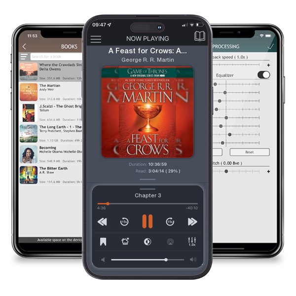 Download fo free audiobook A Feast for Crows: A Song of Ice and Fire: Book Four by George R. R. Martin and listen anywhere on your iOS devices in the ListenBook app.