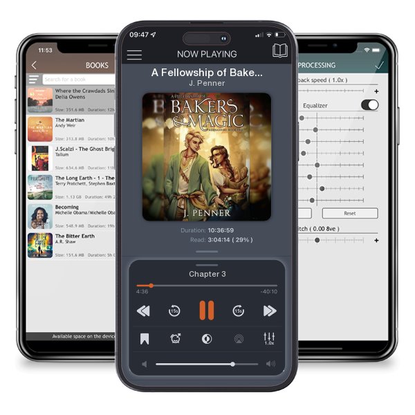 Download fo free audiobook A Fellowship of Bakers & Magic by J. Penner and listen anywhere on your iOS devices in the ListenBook app.