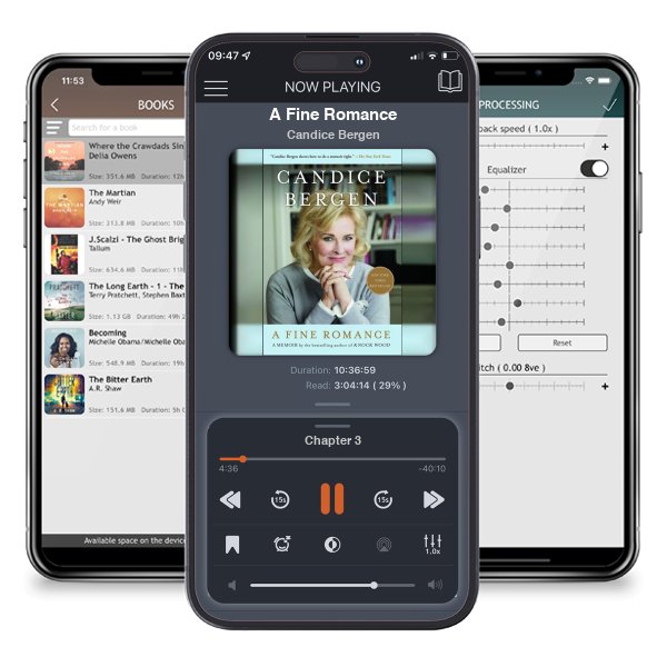 Download fo free audiobook A Fine Romance by Candice Bergen and listen anywhere on your iOS devices in the ListenBook app.