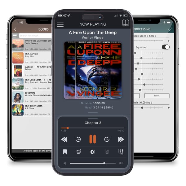 Download fo free audiobook A Fire Upon the Deep by Vernor Vinge and listen anywhere on your iOS devices in the ListenBook app.