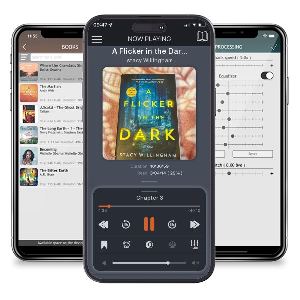 Download fo free audiobook A Flicker in the Dark by stacy Willingham and listen anywhere on your iOS devices in the ListenBook app.