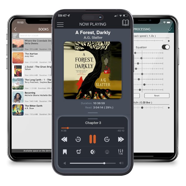 Download fo free audiobook A Forest, Darkly by A.G. Slatter and listen anywhere on your iOS devices in the ListenBook app.