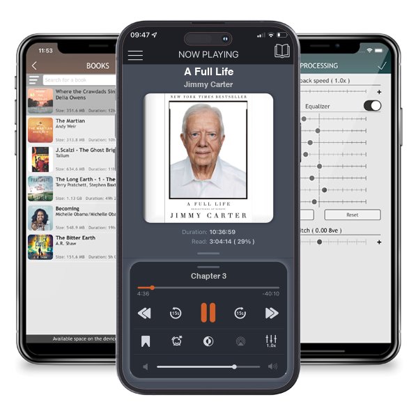 Download fo free audiobook A Full Life by Jimmy Carter and listen anywhere on your iOS devices in the ListenBook app.