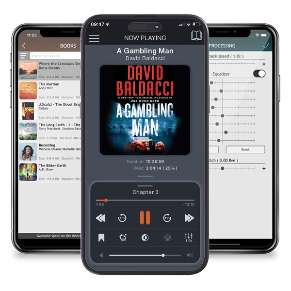 Download fo free audiobook A Gambling Man by David Baldacci and listen anywhere on your iOS devices in the ListenBook app.