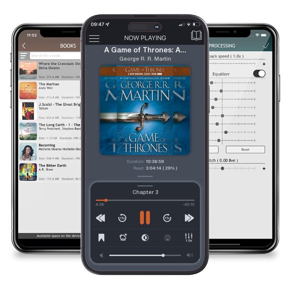 Download fo free audiobook A Game of Thrones: A Song of Ice and Fire: Book One by George R. R. Martin and listen anywhere on your iOS devices in the ListenBook app.