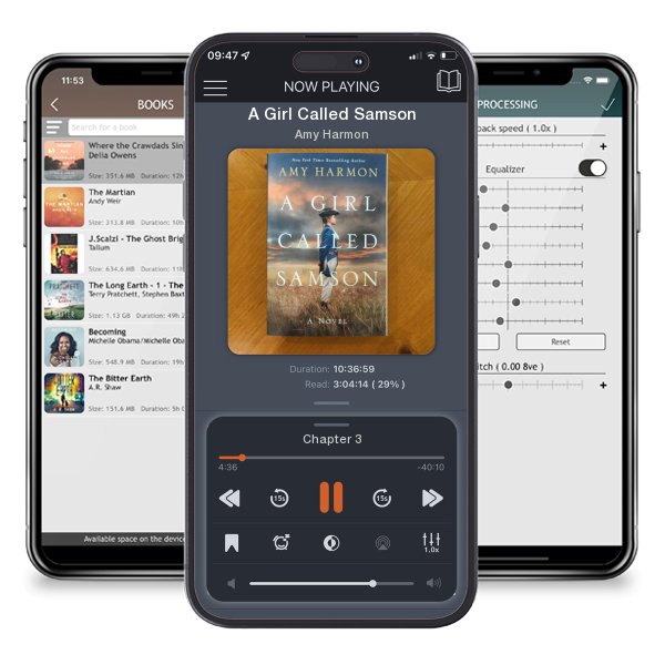 Download fo free audiobook A Girl Called Samson by Amy Harmon and listen anywhere on your iOS devices in the ListenBook app.