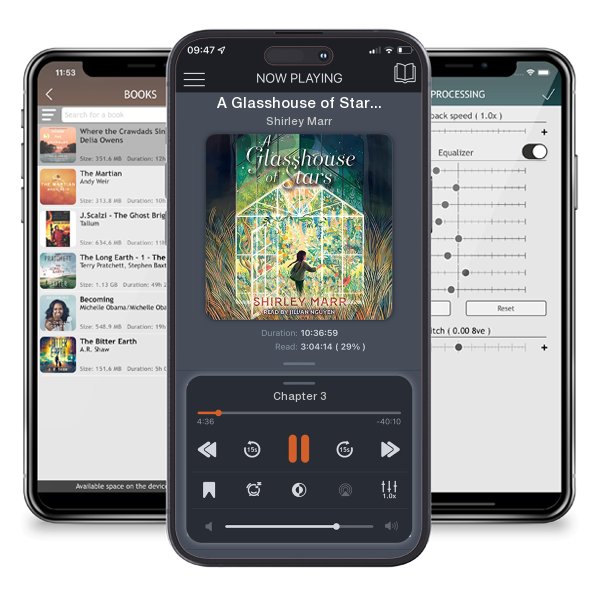 Download fo free audiobook A Glasshouse of Stars by Shirley Marr and listen anywhere on your iOS devices in the ListenBook app.
