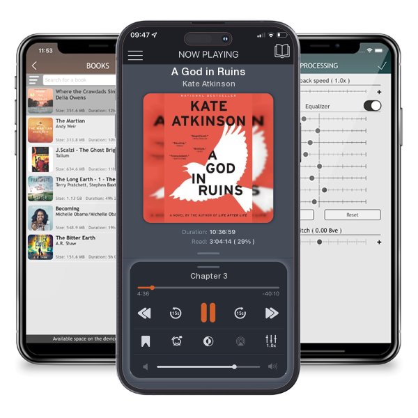 Download fo free audiobook A God in Ruins by Kate Atkinson and listen anywhere on your iOS devices in the ListenBook app.