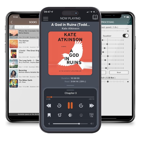 Download fo free audiobook A God in Ruins (Todd Family, #2) by Kate Atkinson and listen anywhere on your iOS devices in the ListenBook app.