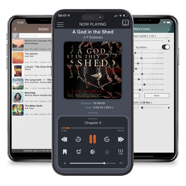 Download fo free audiobook A God in the Shed by J-F Dubeau and listen anywhere on your iOS devices in the ListenBook app.