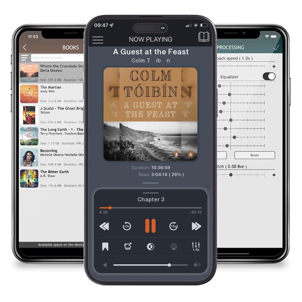 Download fo free audiobook A Guest at the Feast by Colm Tóibín and listen anywhere on your iOS devices in the ListenBook app.