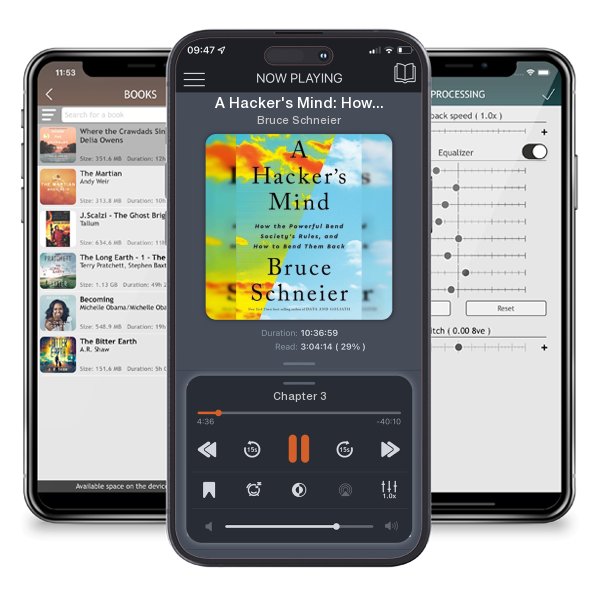Download fo free audiobook A Hacker's Mind: How the Powerful Bend Society's Rules, and... by Bruce Schneier and listen anywhere on your iOS devices in the ListenBook app.