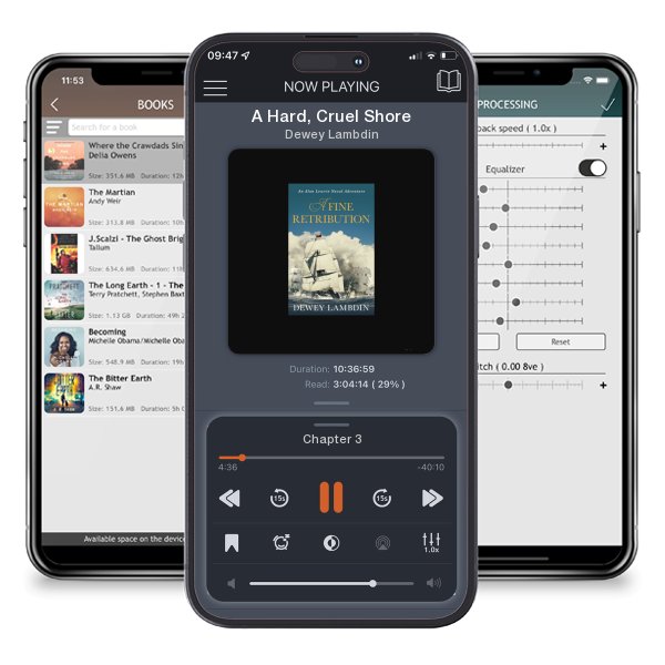 Download fo free audiobook A Hard, Cruel Shore by Dewey Lambdin and listen anywhere on your iOS devices in the ListenBook app.