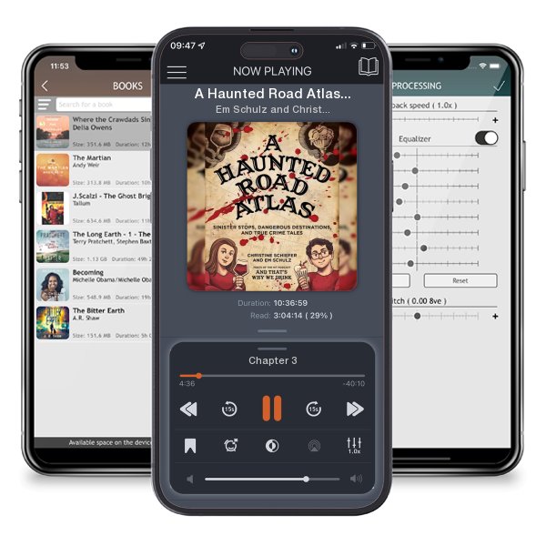 Download fo free audiobook A Haunted Road Atlas: Sinister Stops, Dangerous Destinations,... by Em Schulz and Christine Schiefer and listen anywhere on your iOS devices in the ListenBook app.