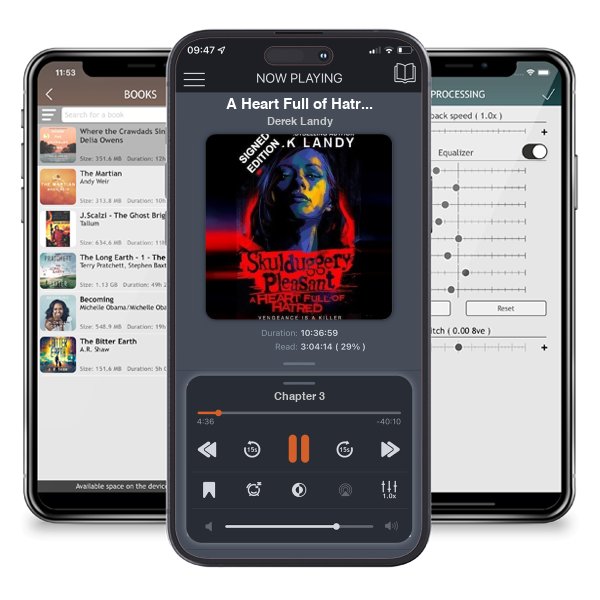 Download fo free audiobook A Heart Full of Hatred : Signed Exclusive Edition - Skulduggery Pleasant 17 by Derek Landy and listen anywhere on your iOS devices in the ListenBook app.