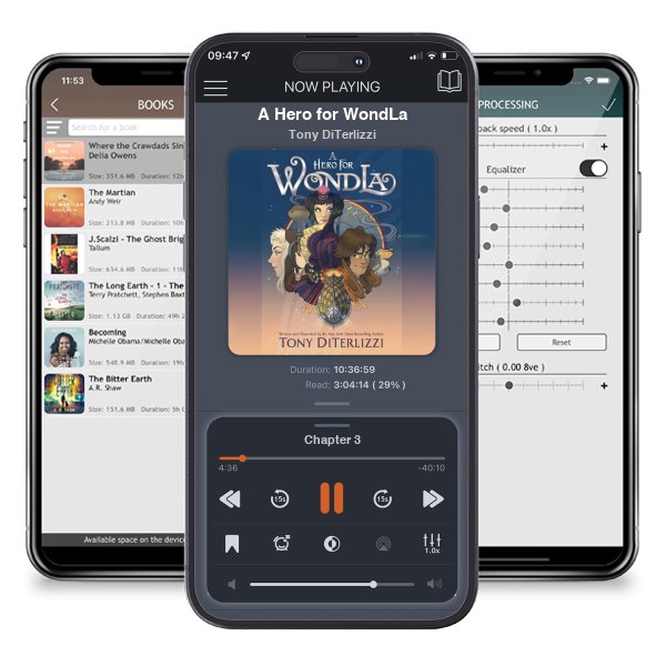 Download fo free audiobook A Hero for WondLa by Tony DiTerlizzi and listen anywhere on your iOS devices in the ListenBook app.
