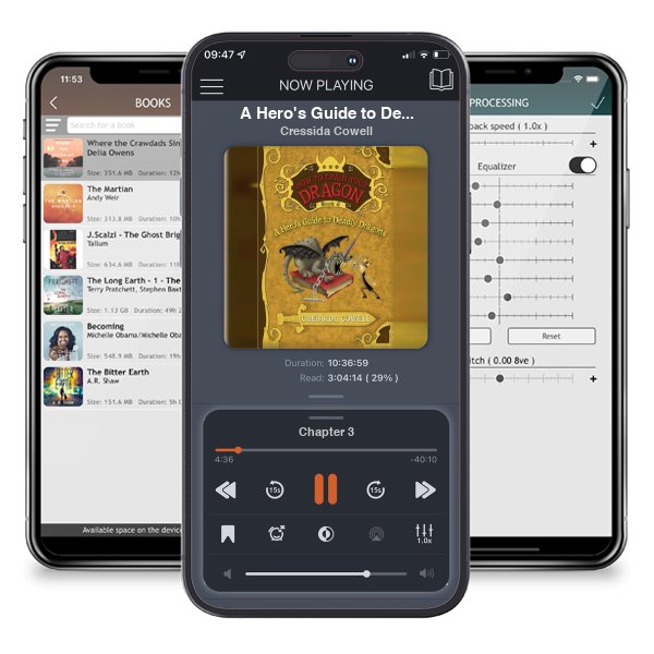 Download fo free audiobook A Hero\'s Guide to Deadly Dragons (How to Train Your Dragon Series #6) by Cressida Cowell and listen anywhere on your iOS devices in the ListenBook app.