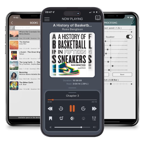 Download fo free audiobook A History of Basketball in Fifteen Sneakers by Russ Bengtson and listen anywhere on your iOS devices in the ListenBook app.