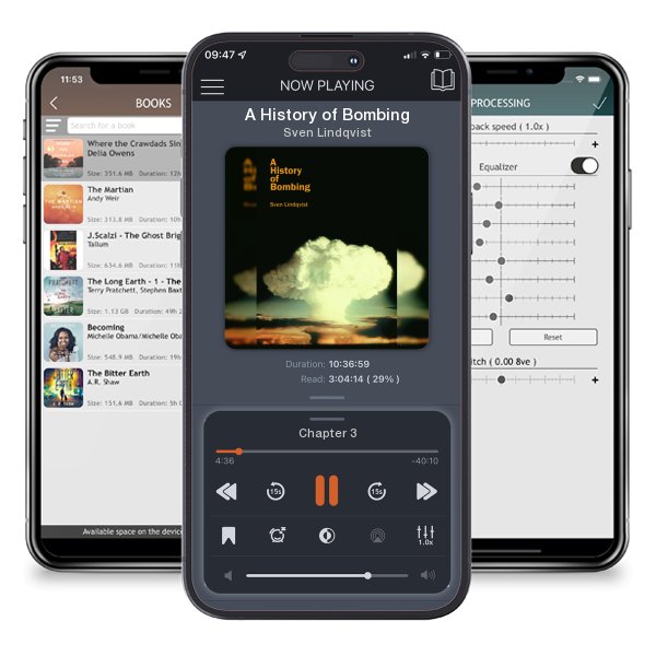 Download fo free audiobook A History of Bombing by Sven Lindqvist and listen anywhere on your iOS devices in the ListenBook app.
