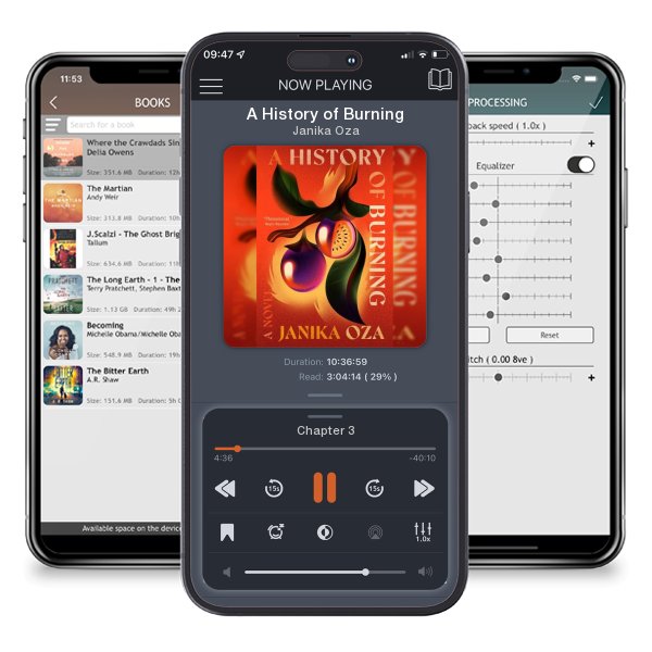 Download fo free audiobook A History of Burning by Janika Oza and listen anywhere on your iOS devices in the ListenBook app.