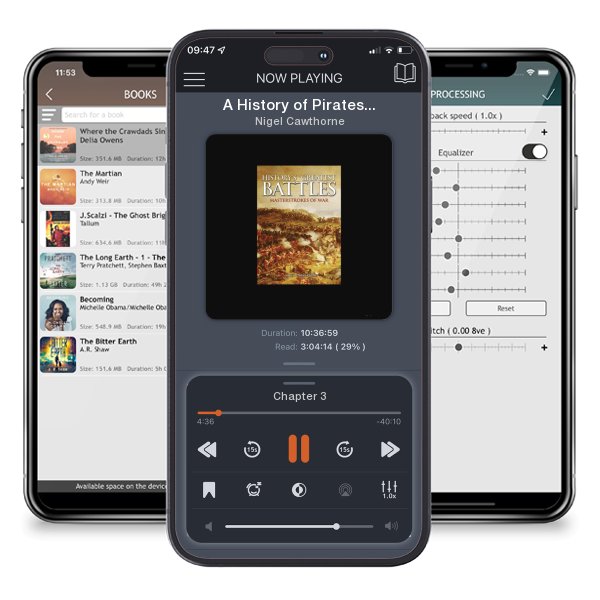 Download fo free audiobook A History of Pirates: Blood and Thunder on the High Seas by Nigel Cawthorne and listen anywhere on your iOS devices in the ListenBook app.